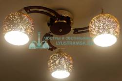 Люстра потолочная LyustraMsk ЛС 604 на 3 рожка золото
