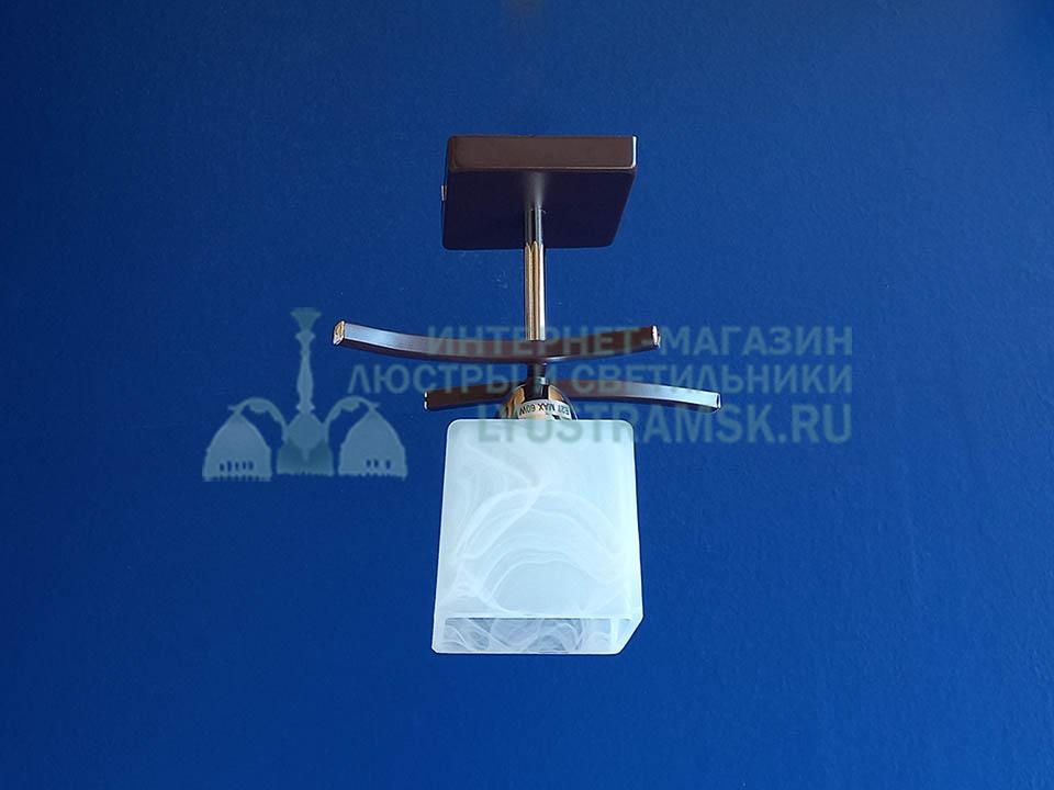 Люстра - плафон потолочная LyustraMsk. ЛС 301 на 1 рожок хром венге