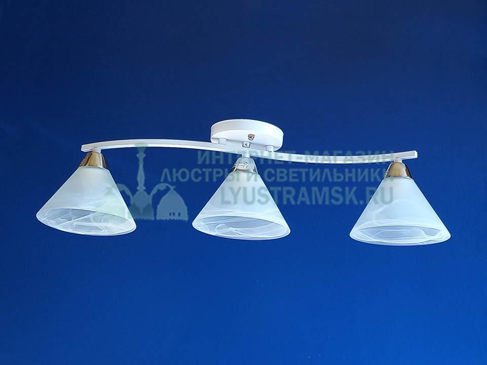 Люстра потолочная LyustraMsk ЛС 861 на 3 плафона, белый