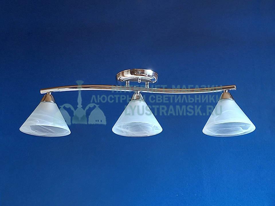 Люстра потолочная LyustraMsk ЛС 862 на 3 плафона, хром