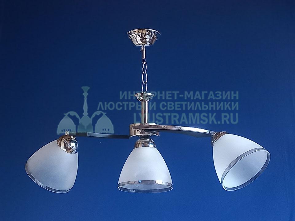Люстра подвесная LyustraMsk ЛС 673 на 3 рожка хром венге