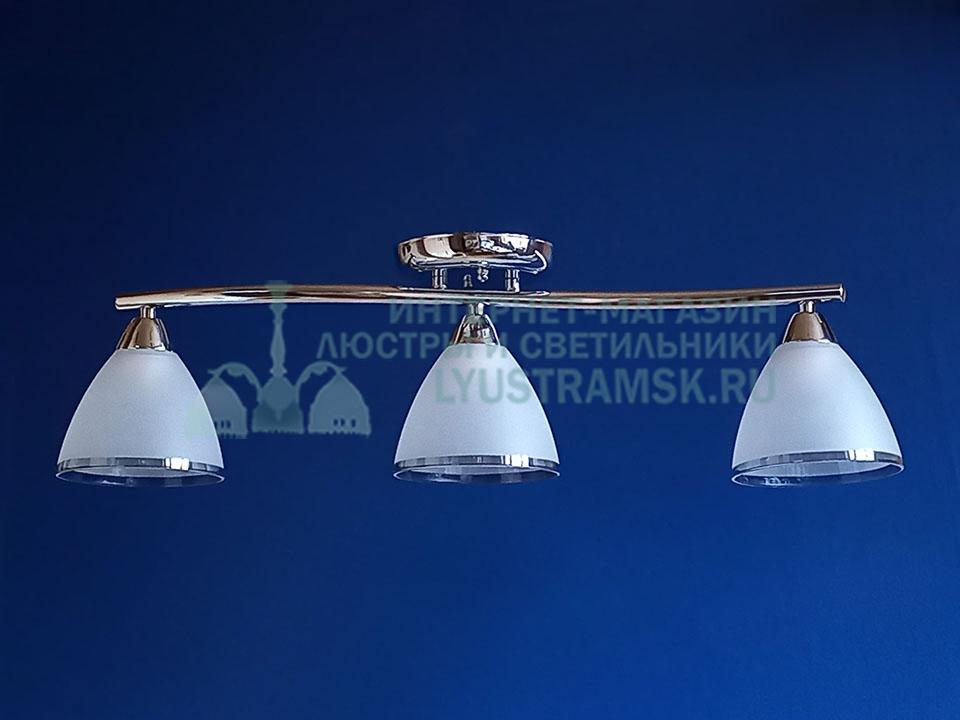 Люстра потолочная LyustraMsk ЛС 812 на 3 плафона, хром