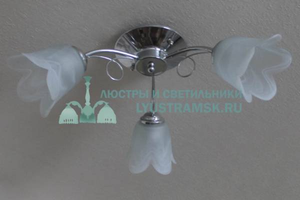 Люстра потолочная LyustraMsk ЛС 659 на 3 рожка хром